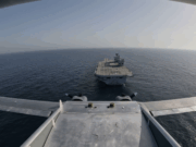 Video captures historic drone landing on HMS Prince of Wales