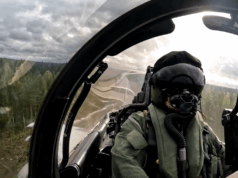 Amazing footage captures Typhoon’s view as it lands on road