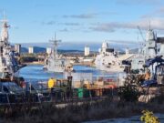 Video shows warships arriving in Glasgow ahead of exercise