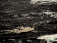 RAF help rescue stricken yacht