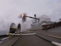 British warship ‘opens fire’ in North Sea