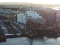 New images show progress of new frigate in Glasgow
