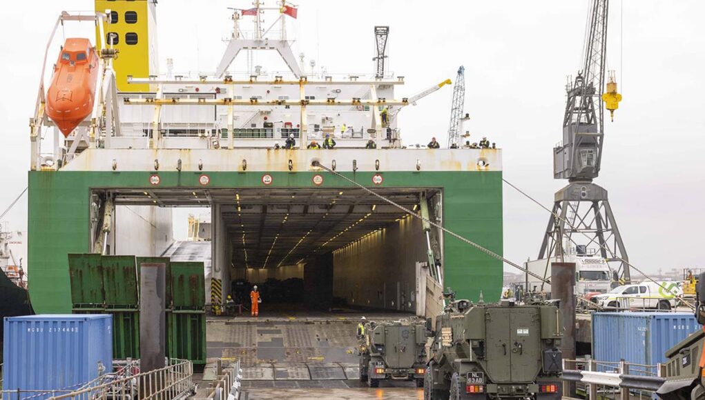 British Army sets sail to Europe for Exercise Steadfast Defender