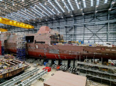 New frigate takes shape in Rosyth frigate factory