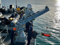 HMS Hurworth hones mine hunting skills