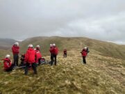 Royal Marines help climber in Lake District