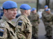 British paratroopers train for Cyprus peacekeeping