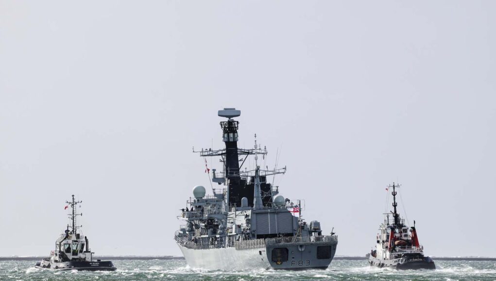 FRIGATE HMS ST ALBANS RETURNS TO SEA AFTER MASSIVE REVAMP IN PLYMOUTH