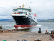 New ferry Glen Rosa launched and officially named