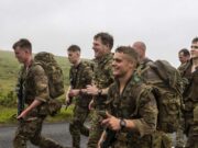Royal Marines receive Green Berets from First Sea Lord