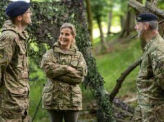 Duchess of Edinburgh visits British Army in Germany