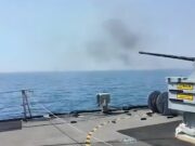 British ship ‘opens fire’ with 30mm cannon in Gulf