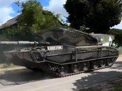 UK supplied Challengers in Ukraine spotted with drone nets