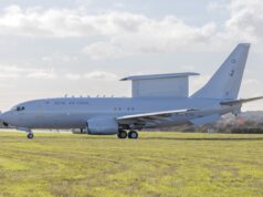 New British E-7 early warning aircraft gets first paint job