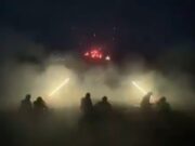 Commandos show off ferocious firepower at night