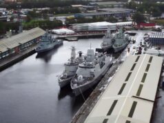 NATO warships arrive in Glasgow ahead of Strike Warrior