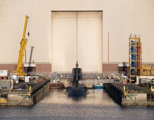 New nuke sub leaves yard and heads to Scotland for trials