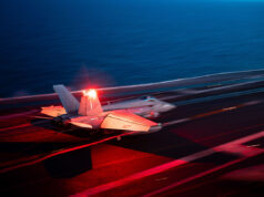 Another jet goes overboard off American carrier