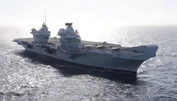 British aircraft carrier arrives in Norway