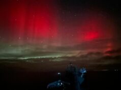 RFA Tidespring shares stunning Scottish aurora