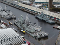 Images show international warships converging in Glasgow