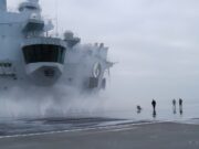 British carrier prepares for chemical threats in training