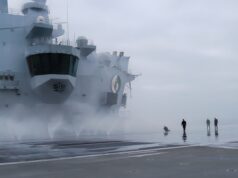 British carrier prepares for chemical threats in training