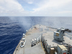 French carrier launches jets to ‘attack’ British warship