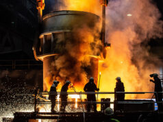 British steelworks begin producting artillery barrels