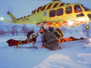 Medics train for Arctic avalanche rescues