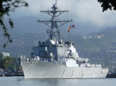 American warship returns home after seven months at sea