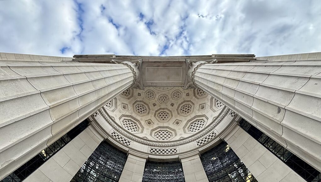 Columns_at_the_Bush_House,_London_2024-09-04