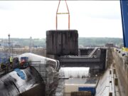 Fin removal marks milestone in UK sub dismantling effort