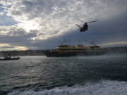 British Commandos storm ferry in Australia