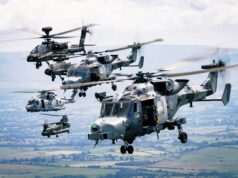 Britain shows off ‘full force’ helicopter air power