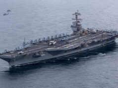 World’s most powerful warship leads NATO show of force