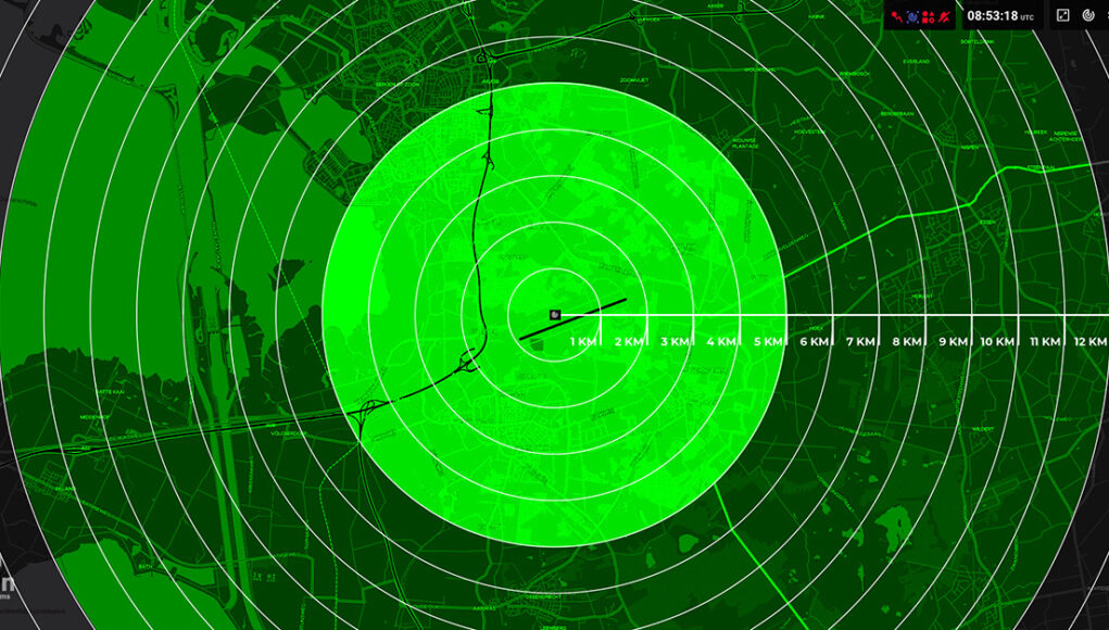 Iris 12 KM Drone view