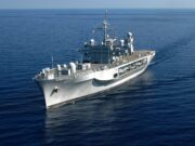 American command ship visits Albania to bolster NATO ties
