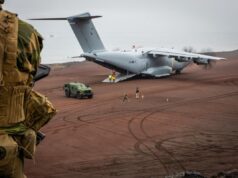 RAF A400 makes first landing on Jan Mayen in NATO airlift