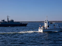 Royal Navy fast boats join Estonia naval swarm drills