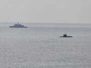 NATO tracks surfaced Russian submarine off France