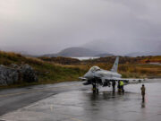 British fighters provide air support in Norway war games