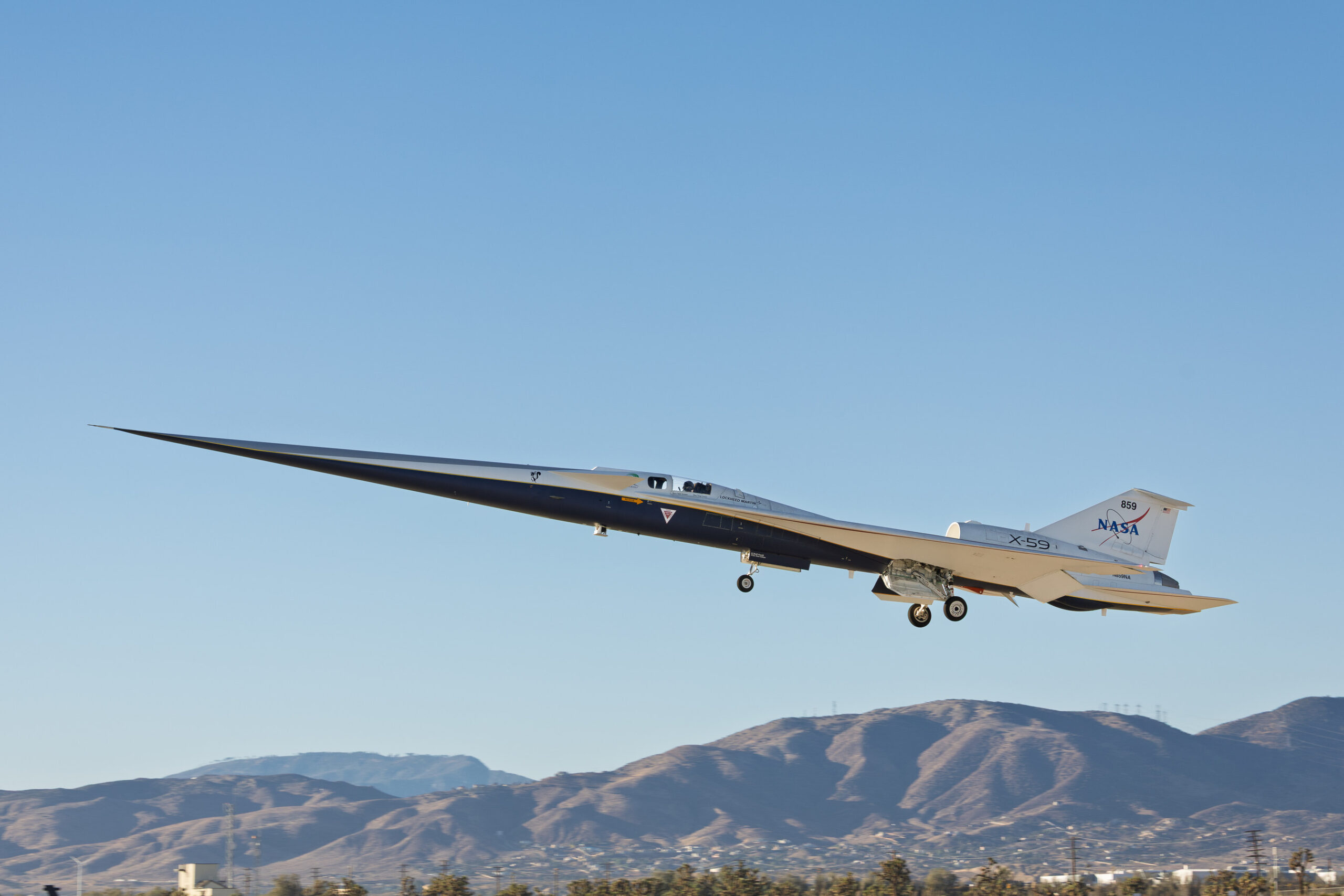 NASA and Lockheed Martin’s X-59 completes first flight