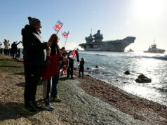 British carrier group returns home