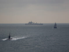 Russian submarine tracked through British waters