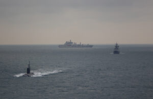 Russian submarine tracked through British waters