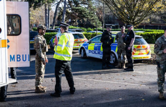 US and UK drill active-shooter response at RAF Mildenhall