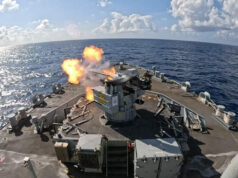 British patrol ship ‘opens fire’, crosses Equator