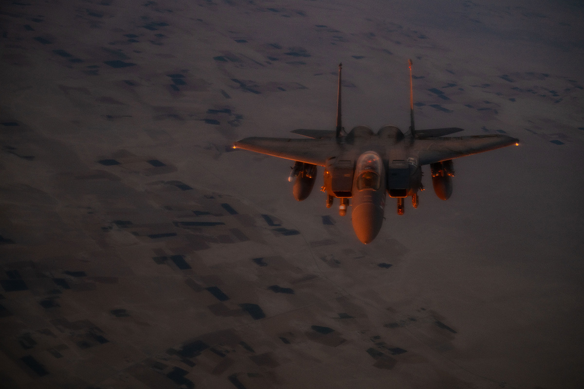 Massive US air build-up across Europe and Middle East