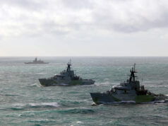 British vessels shadow Russian warship off coast